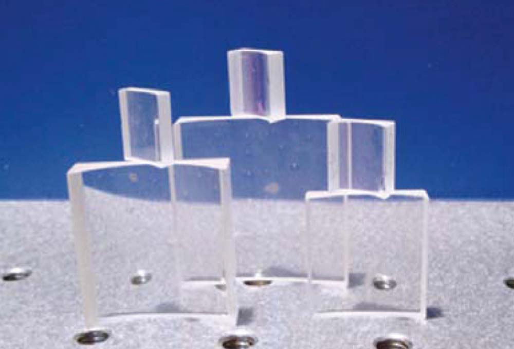 Commercial Grade Fused Silica Rectangular PCC Cylindrical Lenses